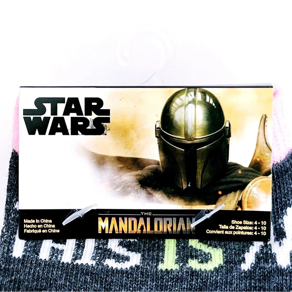 Star Wars Womens No Show Socks The Mandalorian Grogu Baby Yoda 5 Pairs Fun Gift